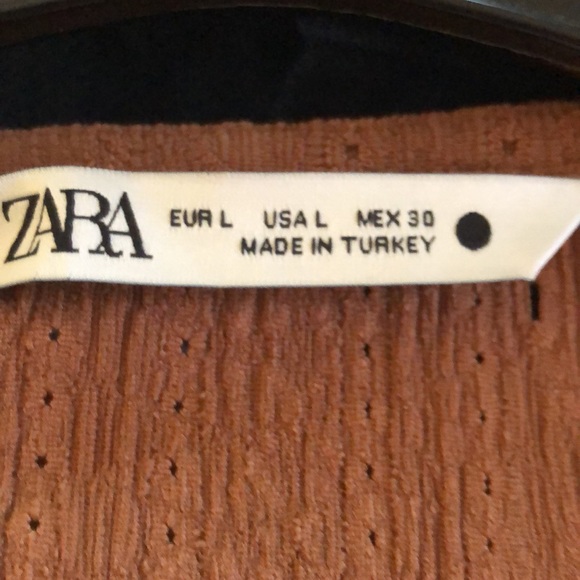 Zara size large top new with tags. Brown. - Picture 4 of 6